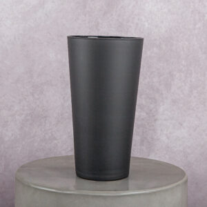 Glass Vase Black (6 x 6 x 11 in)