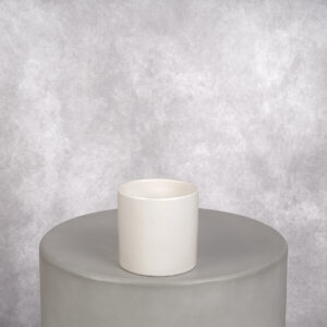 Ceramic Vase Cream (4 x 4 x 4 in)