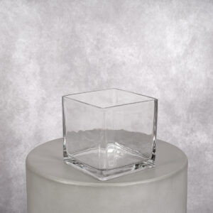 Glass Vase (6 x 6 x 6 in)